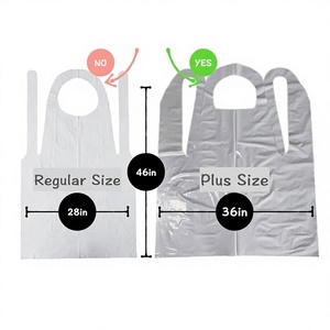 Bolsa de Polietileno Desechable Tipo Camiseta para Niños, Pintura, Fiestas, Cocina, Tareas Domésticas, Impermeable, Biodegradable, Serigrafía Personalizada - Product Image 1