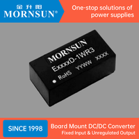Convertisseurs CC/CC à montage sur carte à châssis ouvert Mornsun 0,2W 1W 2W 3,3V 5V 12V 15V 24V Module d'alimentation CC/CC