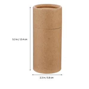 Custom Cylinder Cardboard Powder Container Tea Coffee Bean Paper Tube For Food Grade Paper Packaging