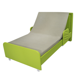 Vente de fournisseur Lits légers de soins à domicile de style luxueux avec cadre en métal réglable et télécommande électrique de conception moderne - Product Image 4