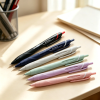 Stylo bille rétractable Mitsubishi JETSTREAM SXN-150-07 0,7 mm, encre à faible viscosité, séchage rapide, rechargeable, fabriqué au Japon pour l'école