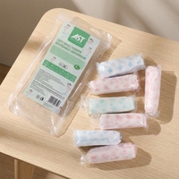 귀여운 작은 꽃무늬 일회용 속옷, 피부 친화적 경험, 제로 제한, 7개입