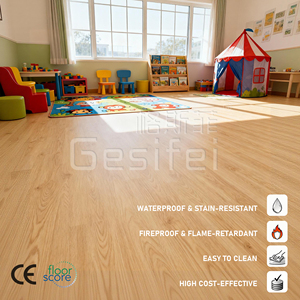 Revêtement de <span class=keywords><strong>sol</strong></span> <span class=keywords><strong>en</strong></span> vinyle PVC antidérapant à effet bois, <span class=keywords><strong>rouleau</strong></span> de <span class=keywords><strong>sol</strong></span> plastique imperméable pour écoles, appartements, bureaux et projets - Product Image 6