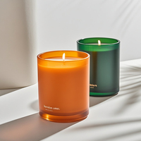 Offre Spéciale clair luxe vide personnalisé vide nouvel an navire bougeoir porte-pot avec couvercle noël décoration de la maison Recipiente Velas
