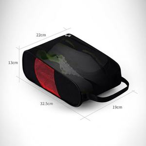 Sac de rangement pour chaussures de golf portable et réutilisable en nylon avec fermeture éclair, logo personnalisé, design anti-poussière, pour le sport et la salle de sport - Product Image 6