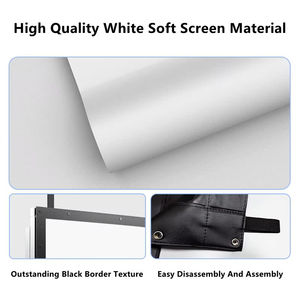 Écrans de projection portables à installation rapide et pliage rapide, écran de projection sur pied de 72 pouces pour les présentations en déplacement professionnel - Product Image 6