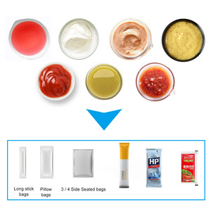 Tự động 4 bên con dấu Túi nước sốt cà chua nước sốt cà chua gói đóng gói chất lỏng giá máy - Product Image 2