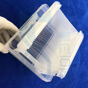 Üretici özel isı direnci sigortalı silika UV şeffaf cilalı kuvars cam disk safir pencere - Product Image 3