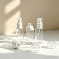 Botol Semprot Kabut Mini PET Portabel Kapasitas Multi, Wadah Semprot Kosmetik Isi Ulang untuk Toner Pelembap, Tabir Surya, Kecantikan