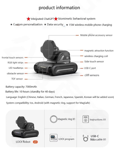 Эмоциональный ИИ-робот-собака: беспроводная зарядка 10 Вт, голосовое взаимодействие, распознавание жестов и лиц, Android/iOS - Product Image 4