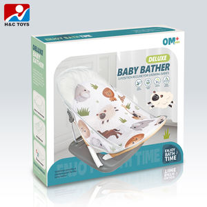 Silla de ducha de baño para bebé con <span class=keywords><strong>almohada</strong></span>, <span class=keywords><strong>bañera</strong></span> plegable infantil, silla de baño, asiento de bañista para bebé - Product Image 2