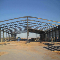 Bâtiment préfabriqué léger en structure d'acier pour atelier, hangar et entrepôt