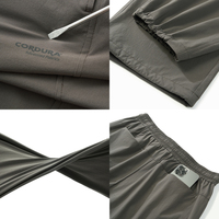 Pantalon de jogging technique pour homme TECHLATION CORDURA en toile légère, à séchage rapide, écologique, respirant, avec cordon de serrage et jambe large