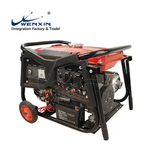 WENXIN Hot selling 5kw/6kw/7kw Electric Start Power Petrol Gasoline Generators With Wheel Handle