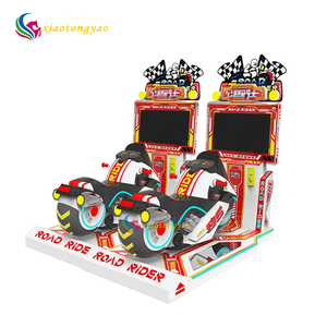 Nouvelle machine de jeu d'arcade interactive 3D de course Highway Knight, à monnayeur, avec interface en anglais et garantie d'un an - Product Image 5