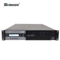 Amplificateur de puissance DSP 2U avec écran, amplificateur de musique, amplificateur de subwoofer, amplificateur de classe TD, amplificateur HiFi haut de gamme