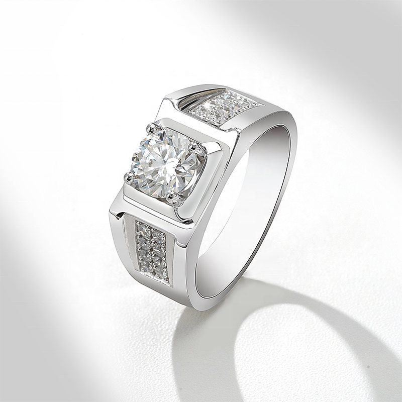 Bague Homme Argent Sterling 925 Avec Une Tanzanite Naturelle - Pièce Unique Artisanale