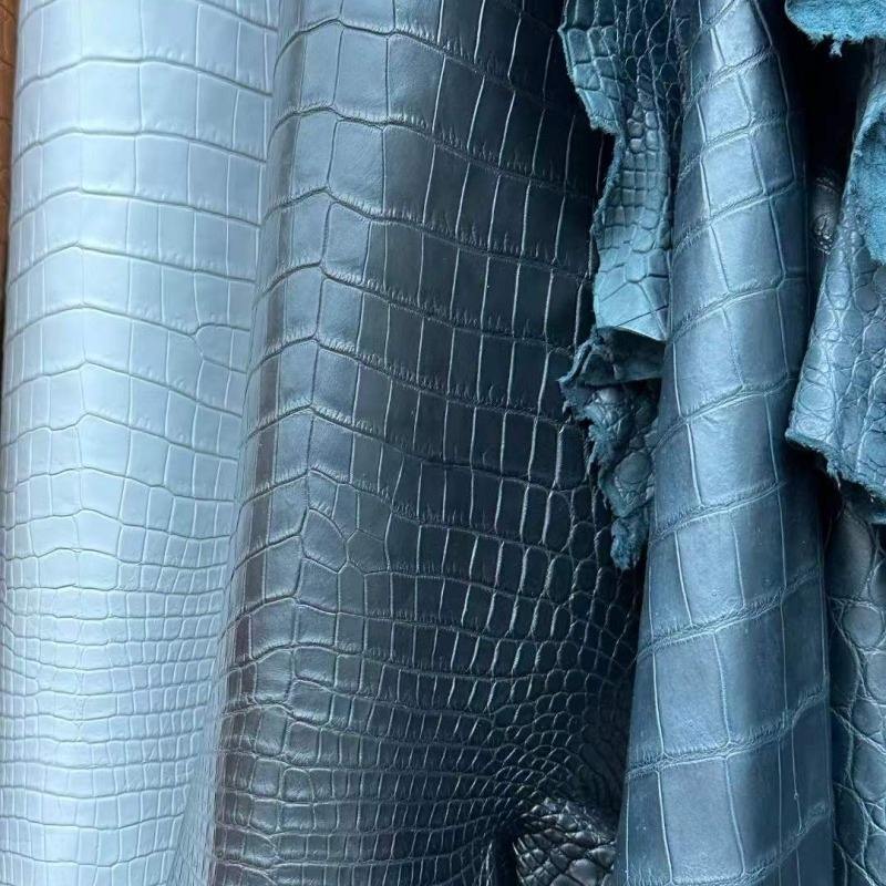 Scale Relief Pattern Synthetic Leather Sheet, Honey Textured Finish For ...