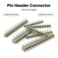 Connecteur de bornier à pas de 2,54 mm en laiton, plaqué nickel/or, 3A 250V pour carte de circuit imprimé - Vente en gros usine