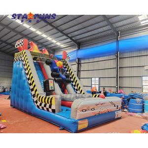 Tobogán Inflable Comercial con Temática <span class=keywords><strong>de</strong></span> Autos <span class=keywords><strong>de</strong></span> Carreras, Tobogán Acuático Inflable para Niños, Castillo Inflable <span class=keywords><strong>en</strong></span> <span class=keywords><strong>Venta</strong></span> - Product Image 6
