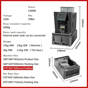 Cafetera Comercial Completamente Automática de Acero Inoxidable, 19 Bares, Programable, Pantalla Táctil Profesional - Product Image 3