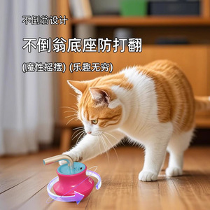 ของเล่นแมวเลเซอร์ไฟฟ้า All For Paws หมุนได้ 360 องศา ของเล่นสัตว์เลี้ยงแบบอินเทอร์แอคทีฟสำหรับแมว ช่วยเผาผลาญพลังงาน - Product Image 5