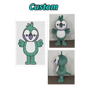 कस्टम हस्तनिर्मित अद्वितीय प्लश शुभंकर पोशाक पोशाक कार्टून उच्च अंत 3 डी नक्काशी एनीमेशन गुड़िया कपड़े कंपनी विज्ञापन - Product Image 3