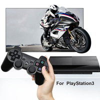 Manette de jeu sans fil ergonomique de haute qualité pour PS3 avec moteur de vibration et détection de mouvement
