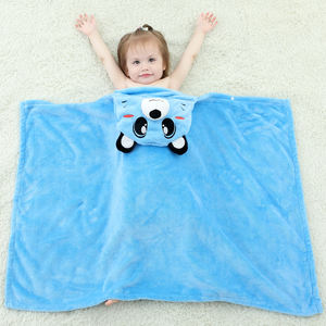Michley-bata de baño con capucha para bebé, <span class=keywords><strong>manta</strong></span> con estampado de dibujos animados, forro polar infantil - Product Image 3
