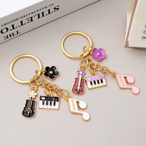 Llavero con Colgante de Nota Musical de Piano y Guitarra Esmaltado, Adorno para Bolsos, Regalo para Amantes de la Música, ¡Gran Venta! - Product Image 3