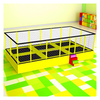 Trampolín Comercial Pequeño para Parque de Trampolines, Uso Doméstico, Trampolín Doble Mini para Niños, Equipo para Parque de Trampolines Interior