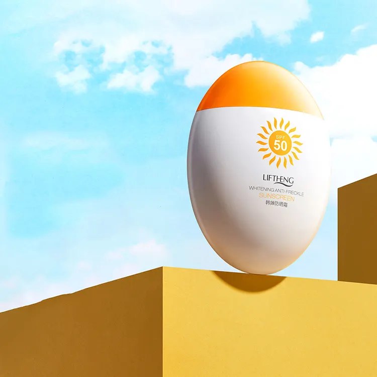 OEM LIFTHENG الطبيعي للماء كوريا واقية من الشمس spf50 حماية الجلد ترطيب sunblock مكافحة الأشعة فوق البنفسجية كريم وقاية من أشعة الشمس