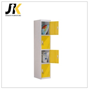 Casiers scolaires métalliques à 4 niveaux d'<span class=keywords><strong>occasion</strong></span>, démontables, <span class=keywords><strong>en</strong></span> <span class=keywords><strong>fer</strong></span>, pour salle de sport/vêtements, avec serrure à clé, vente à prix réduit - Product Image 5