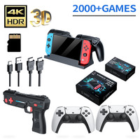 La nouvelle console de jeu vidéo m20 avec écran de 7 pouces prend en charge la console de jeu portable rétro double lecteur TV pour ps1