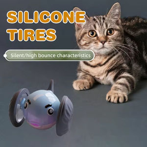 Giocattolo Intelligente per Gatti a Forma di Balena, Palla Illuminata con Movimento Casuale, Gioco di Addestramento per Gatti da Interno e Cani di Piccola Taglia - Product Image 5