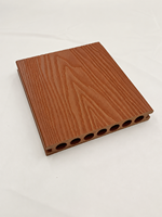 Papan Dek WPC 3D Embossed 140x25mm Tahan Air, Lantai Komposit Kayu Plastik, Pemasangan Klik untuk Taman, Balkon, Kolam Renang
