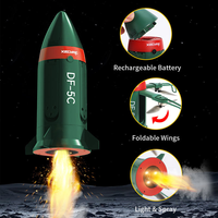 Avion jouet Starship professionnel en matériau EPP avec moteur brushless anti-interférence 2,4 GHz, mode sans tête et fonction de pulvérisation
