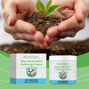 MoonSpry solubile in acqua fertilizzante per fiori per piante alimentari succulento prato verde foglia vaso per la crescita della radice dei capelli soluzione nutriente piante - Product Image 2