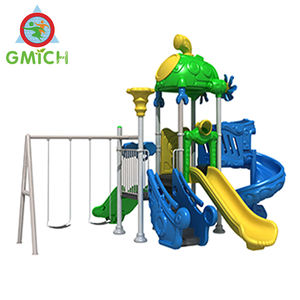 Usine de Chine Jinmiqi Ensemble de toboggans en plastique pour enfants en PEBDL bon marché Équipement de terrain de jeu pour parc d'attractions extérieur pour enfants - Product Image 3