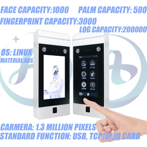 Không thấm nước sinh trắc học thời gian tham gia kiểm soát truy cập hệ thống mặt vân tay & palmar tĩnh mạch công nhận miễn phí API SDK - Product Image 4