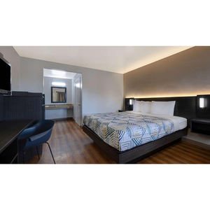 Motel 6 & Studio 6 Boutique, mobilier d'hôtel en bois, lit simple, mobilier d'hôtel élégant et moderne, ensembles de chambre à coucher, nouveau design, meubles d'hôtel - Product Image 1