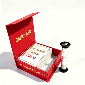 Jeu de société interactif pour couples et amis, jeu de conversation avec cartes et minuteur à sable, idéal pour les soirées, cadeau - Product Image 2