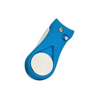 Outil de réparation de mottes de golf à cran d'arrêt pliable avec bouton pop-up et marqueur de balle magnétique