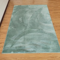 Maschinen gefertigter Teppich aus 100% Polyester mit massivem Teppich und abstraktem Mikro faser material