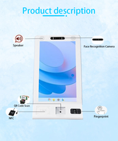 à commande automatique pour PC à écran tactile debout de 32 pouces, Kiosque interactif d'imprimante Android POS en libre-service