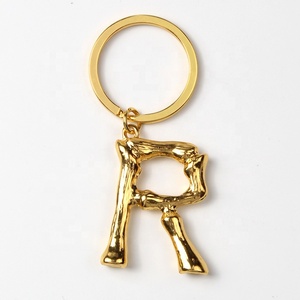 Nuovo metallo di modo 26 lettere portachiavi A-Z maialini alfabeto ciondolo portachiavi auto - Product Image 3