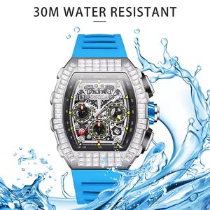 Drioshipping Fashion Design Custom Oem Your Own Brand Waterproof Mechanical <b>Automatic</b> Movement Men Luxury Watch Men <b>Wristwatches</b> - Product Image 5