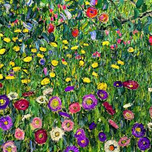 Riproduzione di Livello Museale dell'Albero di Mele di <span class=keywords><strong>Gustav</strong></span> Klimt Utilizzando Tecnologia Digitale ad Alta Definizione Riproduzione di Dipinto a Olio - Product Image 5