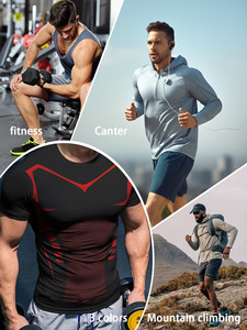Chalecos Deportivos Personalizados con Logotipo Nuevo para Hombre, Camiseta Deportiva de Verano para Hombre, Talla Grande, para Gimnasio, Fitness, Running - Product Image 3