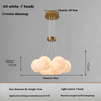 Suspension LED Nordique à Hauteur Réglable Anti-Éblouissement avec Interrupteur, Lampe Suspendue Moderne pour Salle à Manger, Bureau, Hôtel, en Albâtre